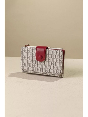 Πολυθέσιο Πορτοφόλι με Γλώσσα Μεσαίου Μεγέθους