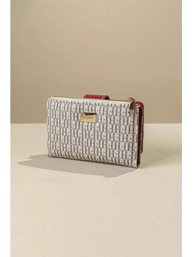 Πολυθέσιο Πορτοφόλι με Γλώσσα Μεσαίου Μεγέθους