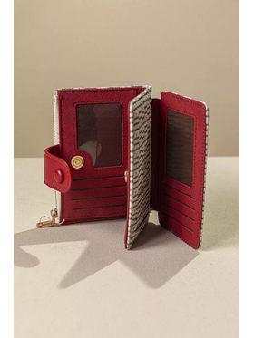 Πολυθέσιο Πορτοφόλι με Γλώσσα Μεσαίου Μεγέθους