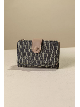 Πολυθέσιο Πορτοφόλι με Γλώσσα Μεσαίου Μεγέθους