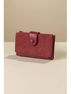 Πολυθέσιο Πορτοφόλι με Γλώσσα Μεσαίου Μεγέθους