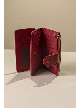 Πολυθέσιο Πορτοφόλι με Γλώσσα Μεσαίου Μεγέθους