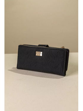 Πολυθέσιο Πορτοφόλι με Γλώσσα Μεγάλου Μεγέθους