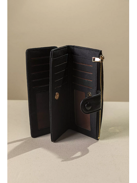 Πολυθέσιο Πορτοφόλι με Γλώσσα Μεγάλου Μεγέθους