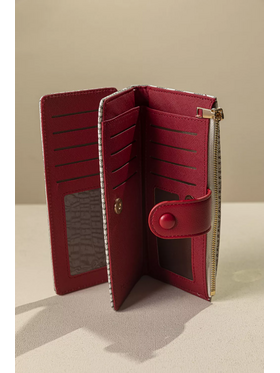 Πολυθέσιο Πορτοφόλι με Γλώσσα Μεγάλου Μεγέθους