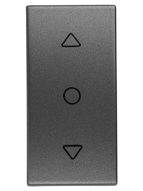 Διακοπτης 1 Modules Ρολλων Γραφιτης