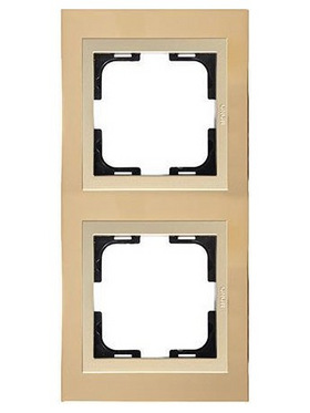 Πλαισιο 2 Θεσεων Χρυσο ματ