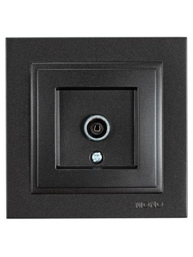 Πριζα tv Τερματικη Μαυρο