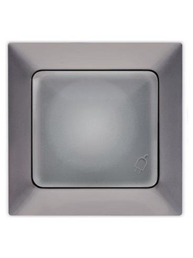 Πριζα Σουκο Καπακι Προστασιας 16a Γραφιτης