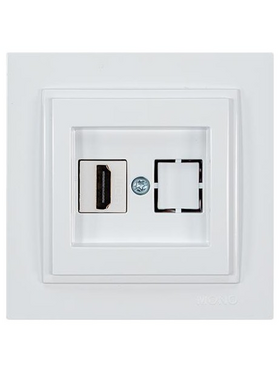 Πριζα Hdmi Λευκη