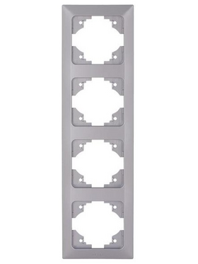 Πλαισιο 4 Θεσεων Νικελ mat Καθετο