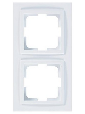 Πλαισιο 2 Θεσεων Λευκο