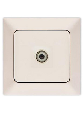 Πριζα tv f Connector Μπεζ