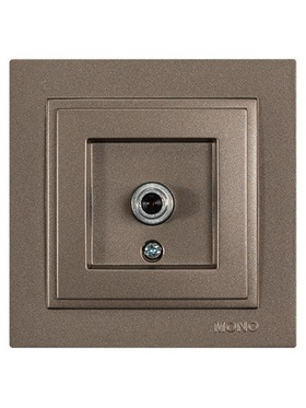 Πριζα tv Satellite Τερματικη Light Fume