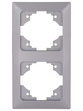 Πλαισιο 2 Θεσεων Νικελ mat Καθετο