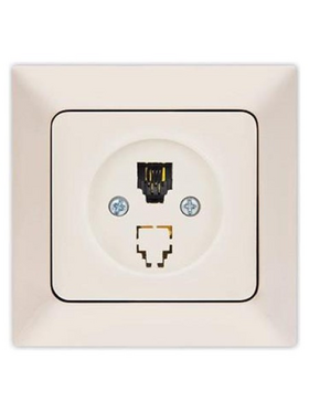 Πριζα Τηλεφωνου Monh rj 11 Μπεζ