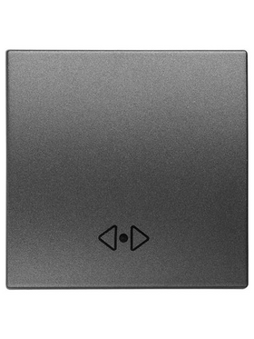 Διακοπτης 2 Modules Μεσαιος a/r Γραφιτης