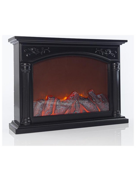 Τζακι Πλαστικο, Μαυρο, με εφε Φλογας, 55x13x40cm