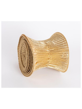 Κορδελα Σπιραλ, Χρυσο Μεταλλικο, 5x12cm