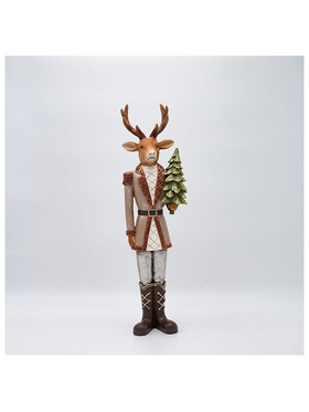 Ταρανδος Πολυρεζιν, με Δεντρο, 41.5cm