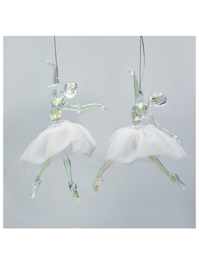 Νεραιδα Ακρυλικη Λευκη, 2 Σχεδια, 11x2x15cm