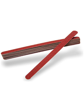 Lorin Λίμες χάρτινες νυχιών 15 τεμάχια κόκκινες 150mm