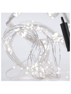 Χταποδι, 400 Mini Led, 4,5v, με Μετασχηματιστη, Προεκταση Παροχης 500cm, Ασημι Χαλκος, Λευκο Led, ana 10cm, Ιρ44