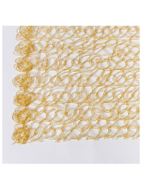 Φραχτης Pvc, Χρυσος με Glitter, 1x10cm (Τιμη ανα Μετρο)