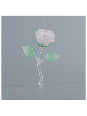 Τριανταφυλλο Ακρυλικο 3d, Ροζ, 8,8x12,1cm