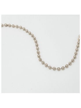 Αλυσιδα με Καφε Περλες, Πλαστικο, 12m