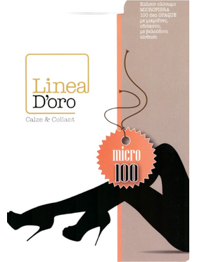 Καλσον Microfibra 3D Opaque Linea D'oro 100 Den Caramel