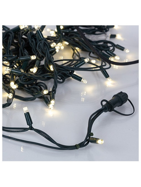 Σειρα, 100 led 5mm, 230v, 2 Επεκτασεις εωσ 9 Σετ, Πρασινο Καουτσουκ Καλωδιο, Daylight Led, ανα 10cm, (Χωρις Παροχη, Χωρις Προεκταση Παροχησ), Iρ65