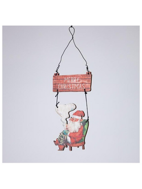 Ξυλινο Στολιδι, Αγιος Βασιλης σε Πολυθρονα, 0.4x8,3x15cm