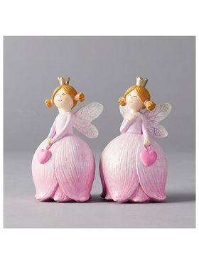 Νεραιδα Πολυρεζιν Μωβ, 2 Σχεδια, 7,5x6x12cm