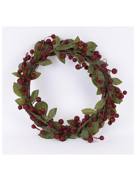 Στεφανι με Κοκκινα Μικρα Berries , 50cm