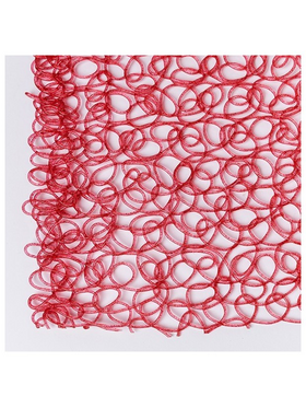 Φραχτης Pvc, Κοκκινος με Glitter, 1x10cm (Τιμη ανα Μετρο)