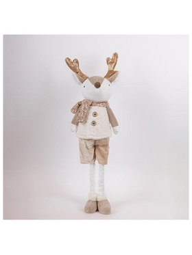 Αντρας Ταρανδος, με Σαμπανι  Ρουχα, 62cm