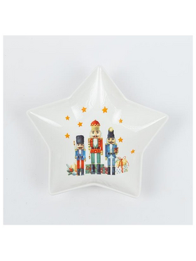 Πιατελα Αστερακι με Καρυοθραυστες, 25.5cm