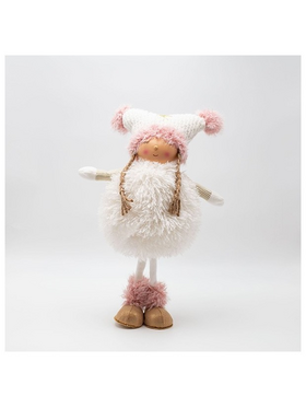 Κοριτσακι me ροζ pom Pom, 44cm