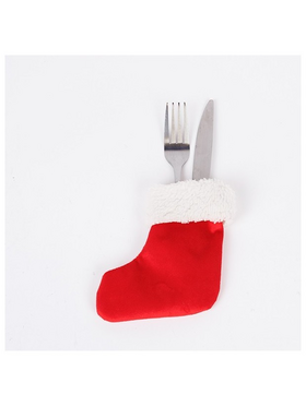 Θηκη για Μαχαιροπιρουνο, Καλτσα, Κοκκινη, 12x14.5cm