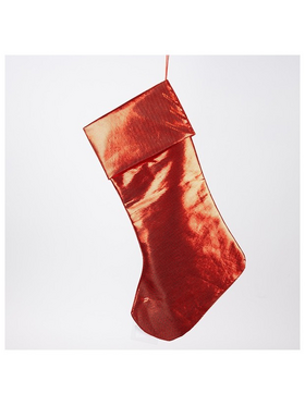 Καλτσα, Μεταλλικο Κοκκινο, 49cm