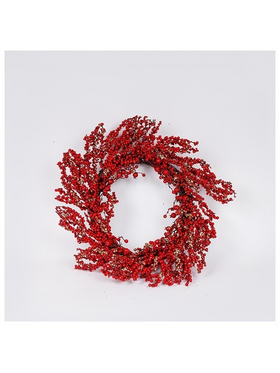 Στεφανι, με Κοκκινα και Σαμπανι Berries, 40cm