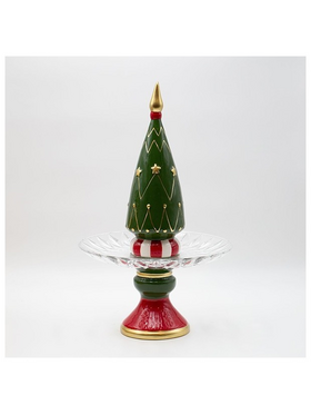 Πιατελα, Χριστουγεννιατικο Δεντρο, Διακοσμητικη, 24.7x40.2cm