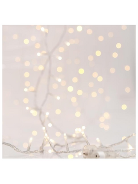 Κουρτινα, 240 led 3mm, 31v Μετασχηματιστη, 4 Επεκτασεις ωσ 3 Σετ, Διαφανο pvc Καλωδιο, Θερμο Λευκο Led, (200x100cm 20γρ x 12 Led), Προεκταση Παροχης 3m, Ιρ44