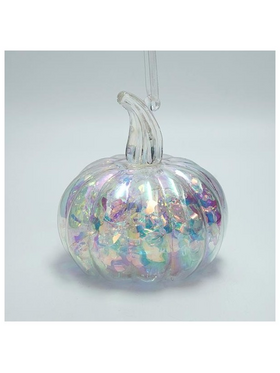 Κολοκυθα Γυαλινη, Φωτιζομενη, 15cm