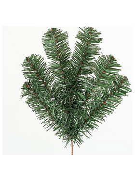 Κλαδι 60cm, 6 Tips (Παχος των Tips 8cm), Πρασινο Χρωμα