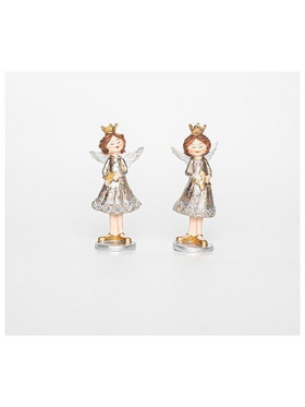 Αγγελακι Πολυρεζιν, με Αστερι, 2 Σχεδια, 5x4x10,50cm