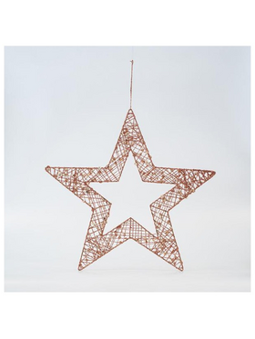 Αστερι με Παγιετες, Σαμπανι, 45cm