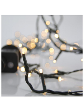 Σειρα Pro, 400 led 3mm, 31v & 6w Μετασχηματιστη, 8 Προγραμματα, Πρασινο pvc Καλωδιο, Θερμο Λευκο Led, ana 5cm, Προεκταση Παροχης 3m, Ip44