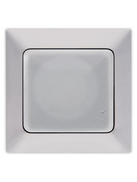 Πριζα Σουκο Καπακι Προστασιας 16a Νικελ mat